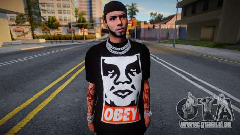 Anuel AA T-Shirt Obey für GTA San Andreas