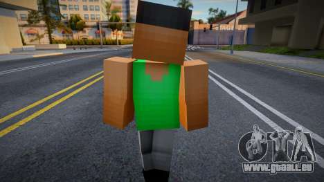 Fam3 Minecraft Ped pour GTA San Andreas