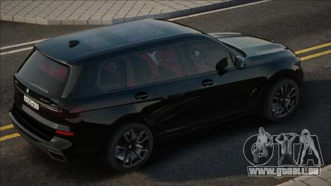 BMW X7 XDrive D50 Black für GTA San Andreas