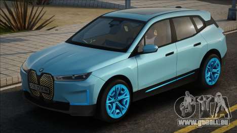 BMW iX UKR Plate für GTA San Andreas