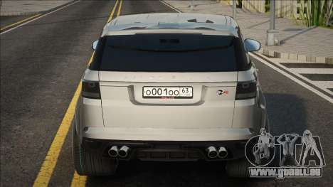 Range Rover SVR Silver pour GTA San Andreas