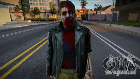 Half-Skeleton Zombie Claude für GTA San Andreas