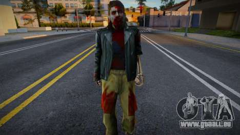 Half-Skeleton Zombie Claude für GTA San Andreas