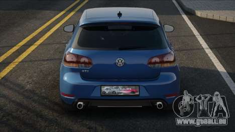 Volkswagen Golf 6 Blue für GTA San Andreas