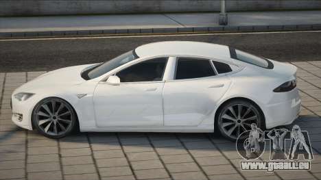 Tesla Model S White für GTA San Andreas