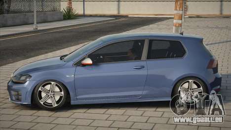 Volkswagen Golf R Blue für GTA San Andreas