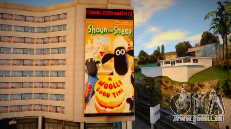 Bank BCA Shaun The Sheep Billboard pour GTA San Andreas