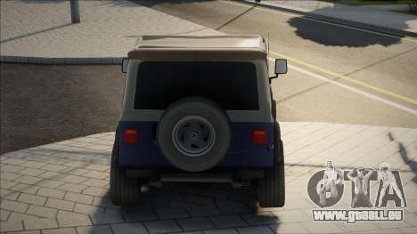 Jeep Wrangler Blue für GTA San Andreas