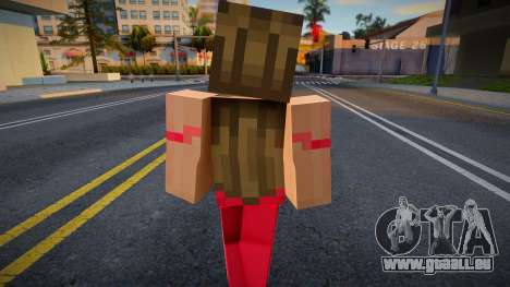 Hfyri Minecraft Ped pour GTA San Andreas