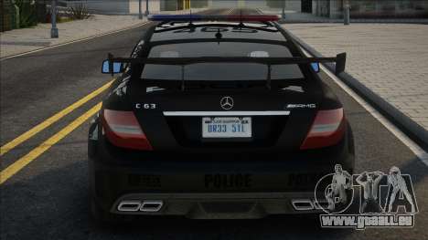 Mercedes-Benz C63 Police pour GTA San Andreas