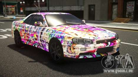 Nissan Skyline R34 L-Sport S13 pour GTA 4