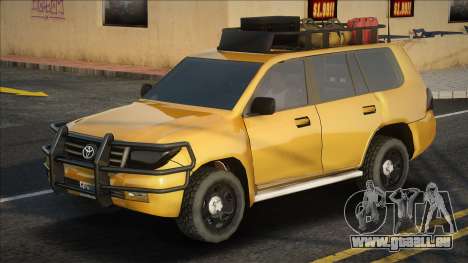 Toyota Land Cruiser Yellow pour GTA San Andreas