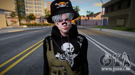 Skin Fivem Mugiwara Skull Vest pour GTA San Andreas