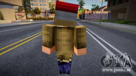 Emmet Minecraft Ped pour GTA San Andreas