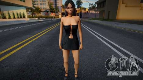 Brunette en robe de soirée pour GTA San Andreas