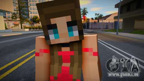 Hfyri Minecraft Ped pour GTA San Andreas