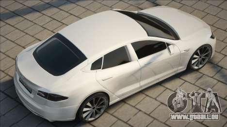 Tesla Model S White pour GTA San Andreas