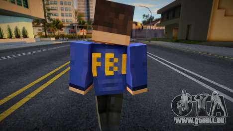 FBI Minecraft Ped für GTA San Andreas