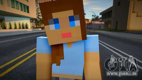 Copgrl3 Minecraft Ped pour GTA San Andreas