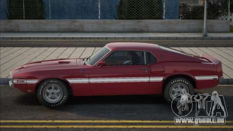 Shelby GT500 1969 UKR Plate pour GTA San Andreas