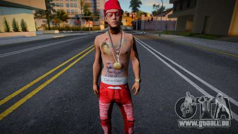 Lefty SM tenis rojos y Con ropa roja Versión 2 pour GTA San Andreas