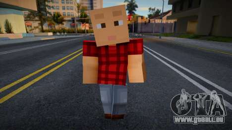 Omost Minecraft Ped pour GTA San Andreas