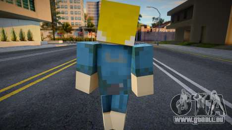 Dwayne Minecraft Ped pour GTA San Andreas