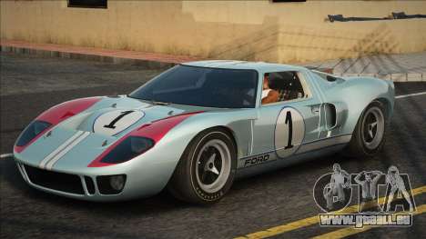 1966 Ford GT TwinTurbo 24 Hours Le Mans Ken-Mile pour GTA San Andreas