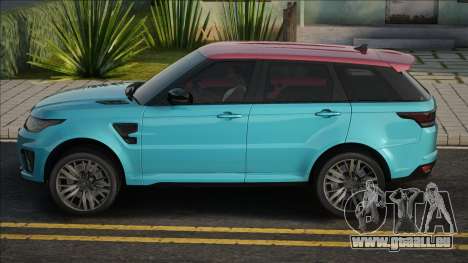Land Rover Range Rover SVR Blue Red für GTA San Andreas