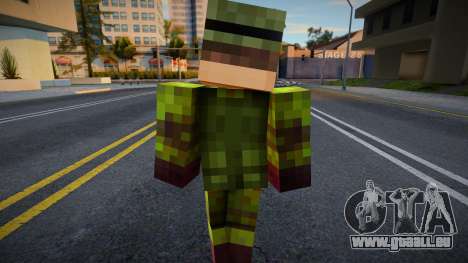 Army Minecraft Ped für GTA San Andreas