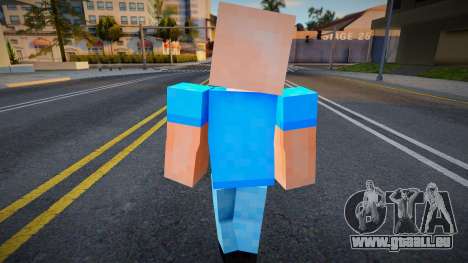 Omoboat Minecraft Ped pour GTA San Andreas