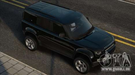Land Rover Defender Black für GTA San Andreas
