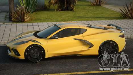 Chevrolet Corvette C8 2020 Yellow pour GTA San Andreas