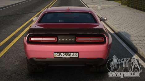 Dodge Challenger SRT Hellcat UKR pour GTA San Andreas