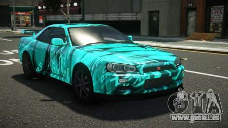 Nissan Skyline R34 L-Sport S9 pour GTA 4