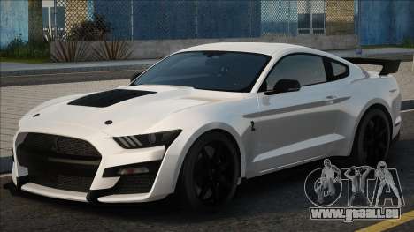 Mustang Shelby GT500 2020 White pour GTA San Andreas