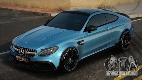 Mercedes-Benz C63S AMG Blue pour GTA San Andreas