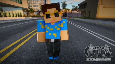 DNB3 Minecraft Ped pour GTA San Andreas