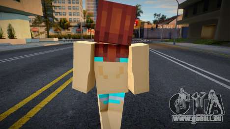 Hfybe Minecraft Ped pour GTA San Andreas