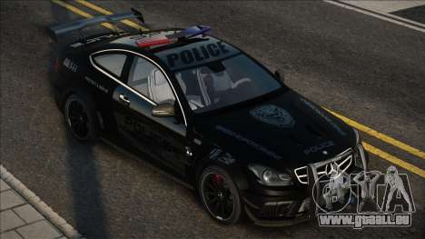Mercedes-Benz C63 Police für GTA San Andreas