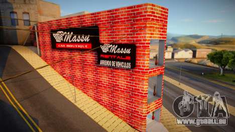 Massu Car Boutique für GTA San Andreas