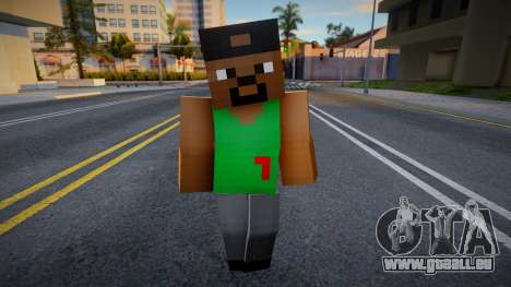 Fam3 Minecraft Ped pour GTA San Andreas