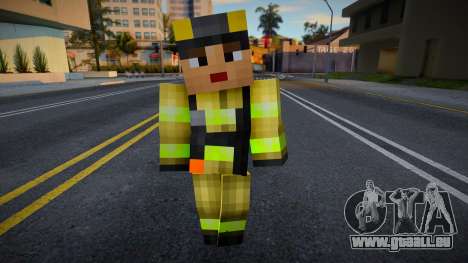 Lafd1 Minecraft Ped für GTA San Andreas