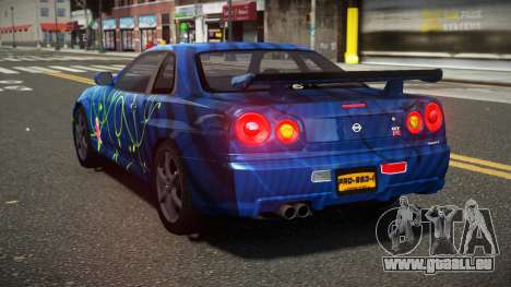 Nissan Skyline R34 L-Sport S10 pour GTA 4