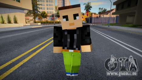 Claude Minecraft Ped pour GTA San Andreas