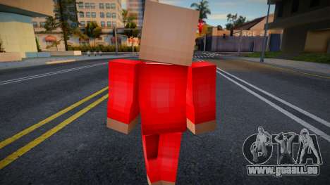 Omokung Minecraft Ped pour GTA San Andreas