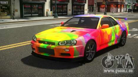 Nissan Skyline R34 L-Sport S4 pour GTA 4