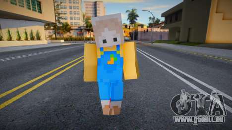 Dwmolc1 Minecraft Ped pour GTA San Andreas