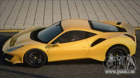 Ferrari 488 Pista Yellow für GTA San Andreas