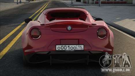 Alfa Romeo 4C 15 ST für GTA San Andreas